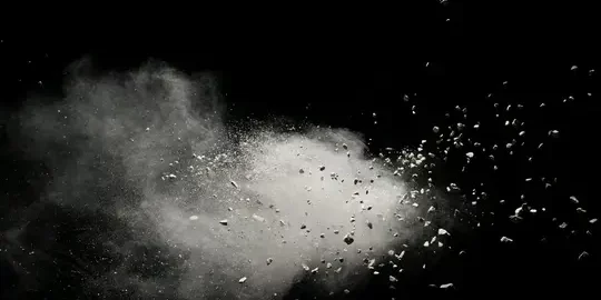 zdjęcie pyłu wybuchowego
